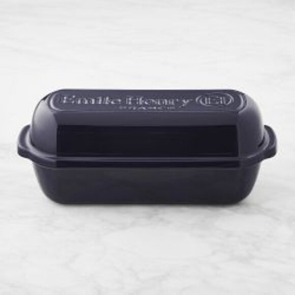 Emile Henry rare navy blue pullman bread pan - Picture 1 of 3